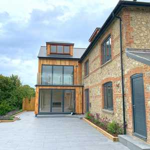 Large extension and extensive remodel. Axmouth, Devon.